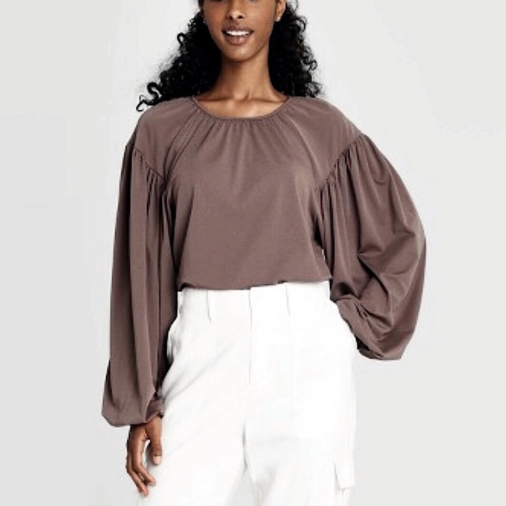 NWT a new day Balloon Sleeve Blouse